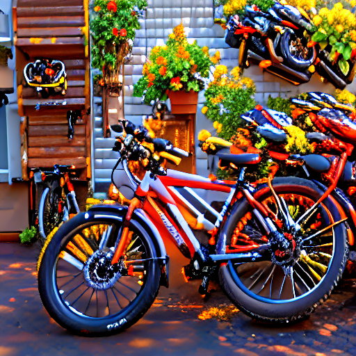 045_Several bicycles sit parked nest to each other..png